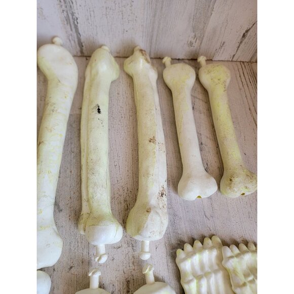 Vintage glow dark bones hand arm set Halloween home decor unique - Picture 5 of 13